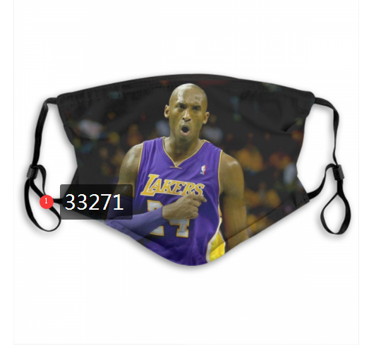 2021 NBA Los Angeles Lakers #24 kobe bryant 33271 Dust mask with filter->nba dust mask->Sports Accessory